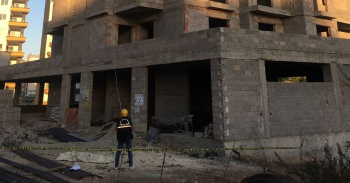 Mersin’de inşaattan düşen işçi hayatını kaybetti