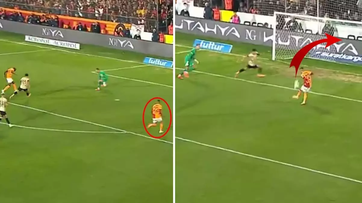 Ziyech, bomboş kaleye gol atamadı