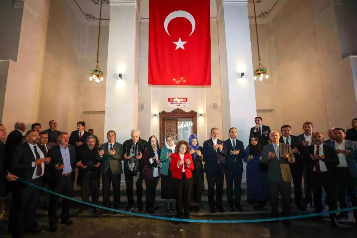 Çanakçı Mahallesi Cami Resmi Törenle İbadete Açıldı